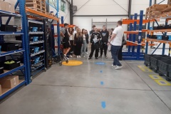 Wizyta studyjna studentów Akademii Nauk Stosowanych Gospodarki Krajowej w Kutnie w Branżowym Centrum Umiejętności w dziedzinie logistyki w Grodzisku Mazowieckim